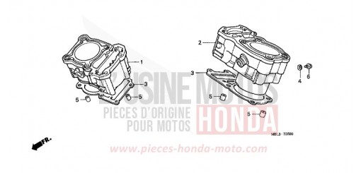 CYLINDRE NT650VW de 1998