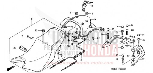 SIEGE NT650VW de 1998