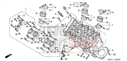 CULASSE CBR600RR4 de 2004