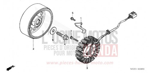 GENERATRICE CBR600RR4 de 2004