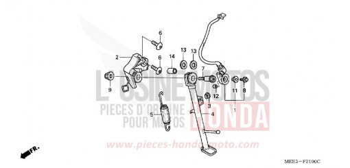 BEQUILLE CBR600RR4 de 2004