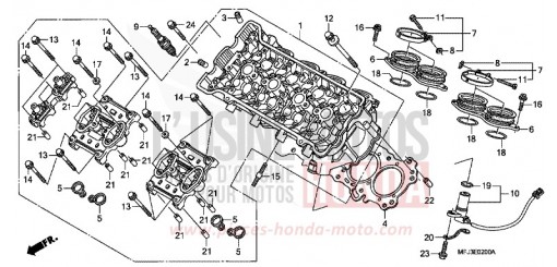 CULASSE CBR600RR8 de 2008