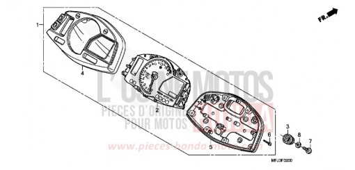 COMPTEUR CBR600RR8 de 2008