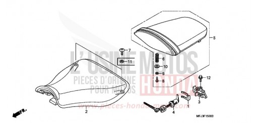 SIEGE CBR600RR8 de 2008