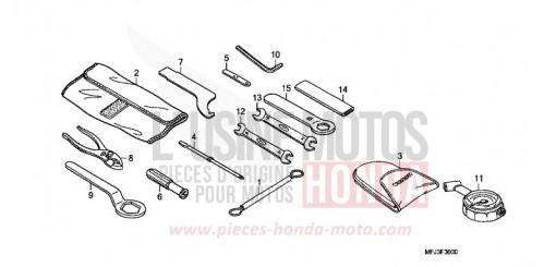 OUTILS CBR600RR8 de 2008