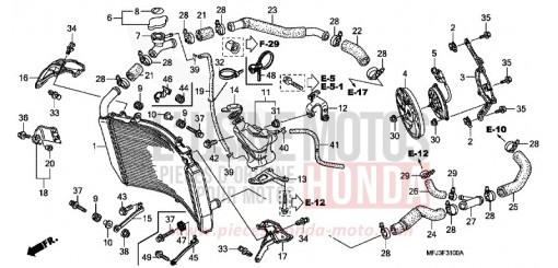 RADIATEUR CBR600RR8 de 2008