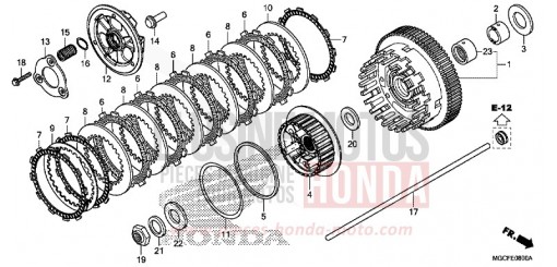 EMBRAYAGE CB1100CAK de 2019