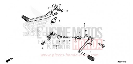 PEDALE CB1100CAK de 2019