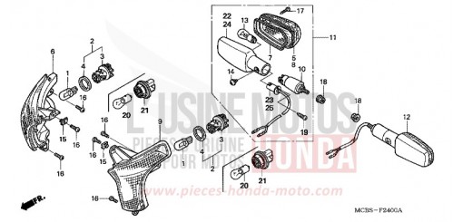 CLIGNOTANT XL650V5 de 2005