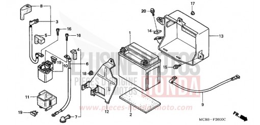 BATTERIE XL650V5 de 2005