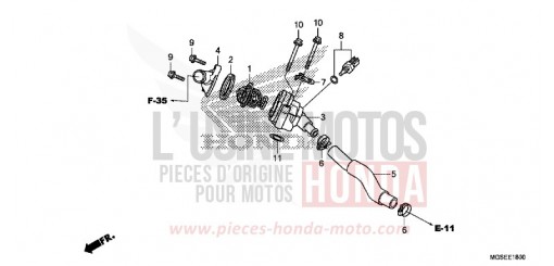 THERMOSTAT NC700SAC de 2012