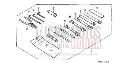 OUTILS NX250L de 1990