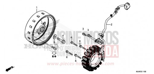 GENERATRICE CBR500RAG de 2016