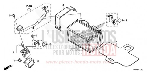 BATTERIE CBR500RAG de 2016