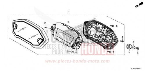 COMPTEUR CBR500RAG de 2016