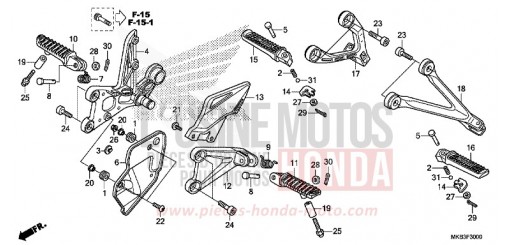 STUFE CBR1000SF de 2015