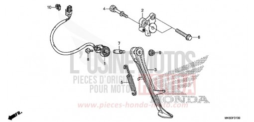 STAENDER CBR1000SF de 2015