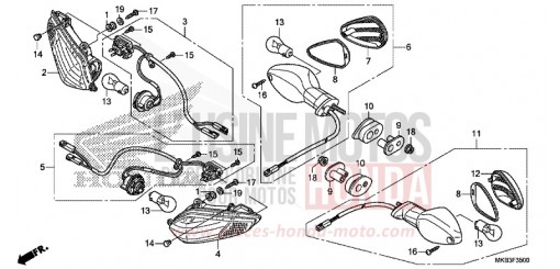 BLINKER CBR1000SF de 2015