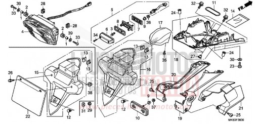 HECKLEUCHTE CBR1000SF de 2015