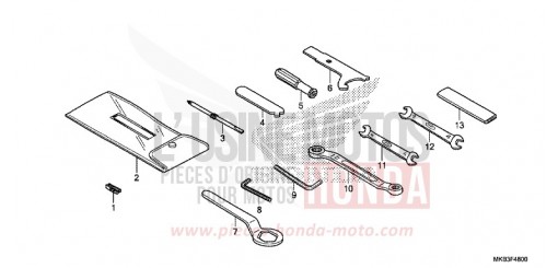 WERKZEUGE CBR1000SF de 2015