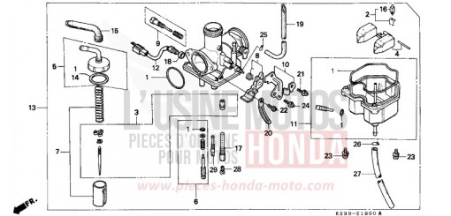 CARBURATEUR CA125S de 1995