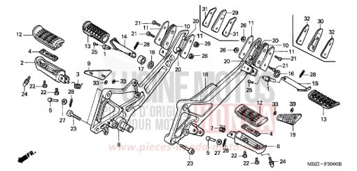 MARCHE CB600F6 de 2006