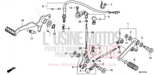 PEDALE CBF10006 de 2006