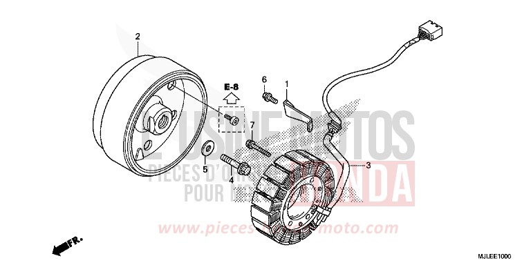 GENERATRICE de NC750SD GRAPHITE BLACK (NHB01) de 2014