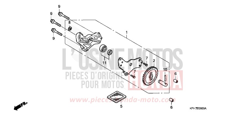 POMPE A HUILE de Innova CANDY LIGHTNING BLUE (PB325) de 2005