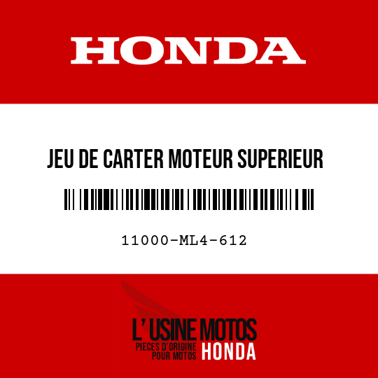 image de 11000-ML4-612 JEU DE CARTER MOTEUR SUPERIEUR