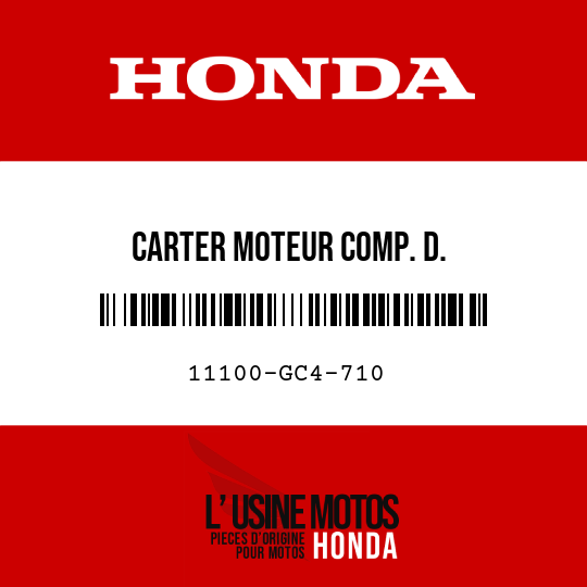 image de 11100-GC4-710 CARTER MOTEUR COMP. D.