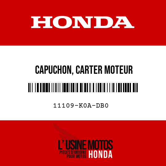 image de 11109-K0A-DB0 CAPUCHON, CARTER MOTEUR