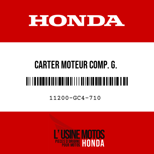 image de 11200-GC4-710 CARTER MOTEUR COMP. G.