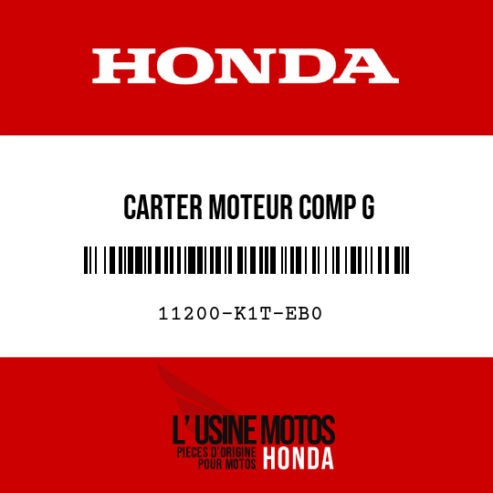 image de 11200-K1T-EB0 CARTER MOTEUR COMP G