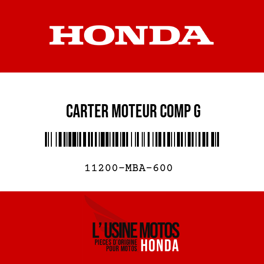 image de 11200-MBA-600 CARTER MOTEUR COMP G