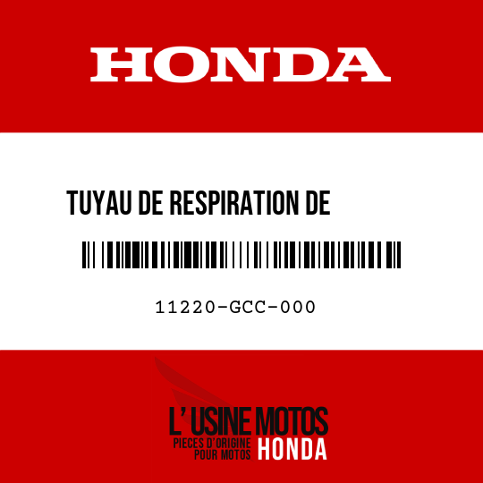 image de 11220-GCC-000 TUYAU DE RESPIRATION DE       TRANSMISSION