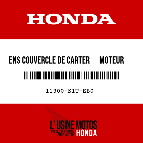 image de 11300-K1T-EB0 ENS COUVERCLE DE CARTER      MOTEUR D