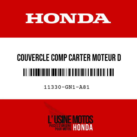 image de 11330-GN1-A81 COUVERCLE COMP CARTER MOTEUR D