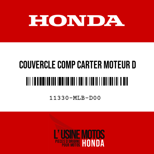 image de 11330-MLB-D00 COUVERCLE COMP CARTER MOTEUR D