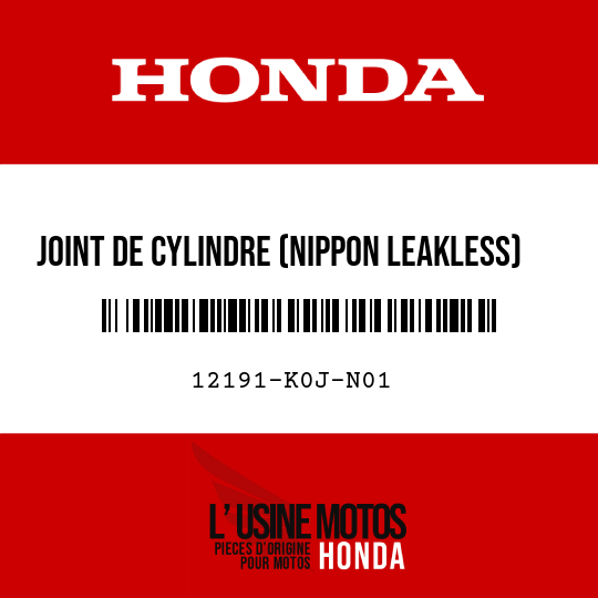 image de 12191-K0J-N01 JOINT DE CYLINDRE (NIPPON LEAKLESS)