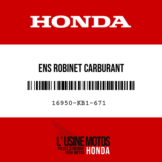 image de 16950-KB1-671 ENS ROBINET CARBURANT