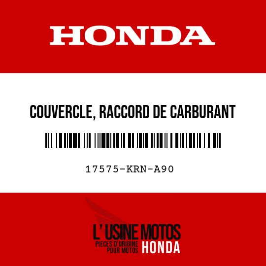 image de 17575-KRN-A90 COUVERCLE, RACCORD DE CARBURANT