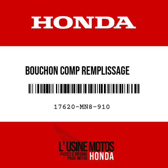 image de 17620-MN8-910 BOUCHON COMP REMPLISSAGE     ESSENCE