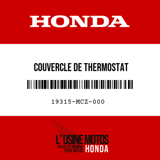 image de 19315-MCZ-000 COUVERCLE DE THERMOSTAT