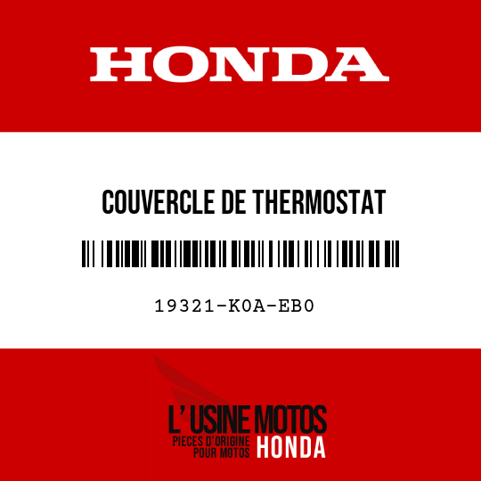 image de 19321-K0A-EB0 COUVERCLE DE THERMOSTAT