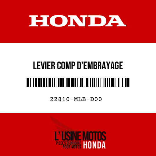 image de 22810-MLB-D00 LEVIER COMP D'EMBRAYAGE