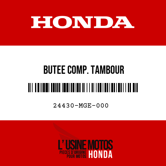 image de 24430-MGE-000 BUTEE COMP. TAMBOUR