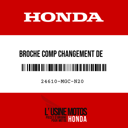 image de 24610-MGC-N20 BROCHE COMP CHANGEMENT DE    VITESSE