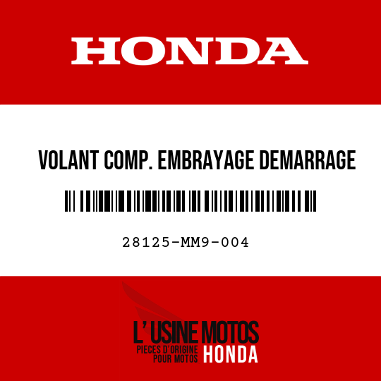 image de 28125-MM9-004 VOLANT COMP. EMBRAYAGE DEMARRAGE