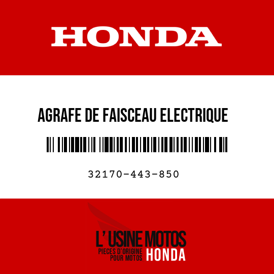 image de 32170-443-850 AGRAFE DE FAISCEAU ELECTRIQUE